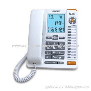 Three ways of lock function and pulse/tone, 4 kinds of key tone for selection caller ID phone